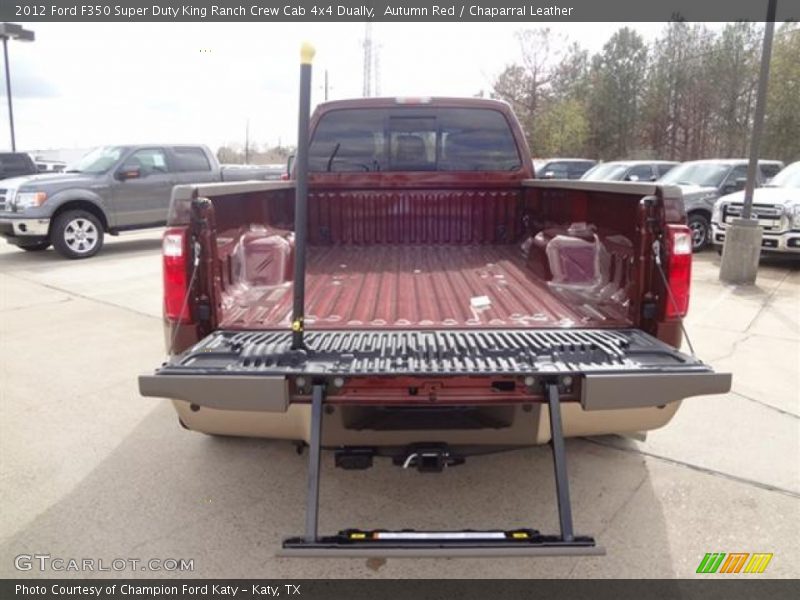 Autumn Red / Chaparral Leather 2012 Ford F350 Super Duty King Ranch Crew Cab 4x4 Dually