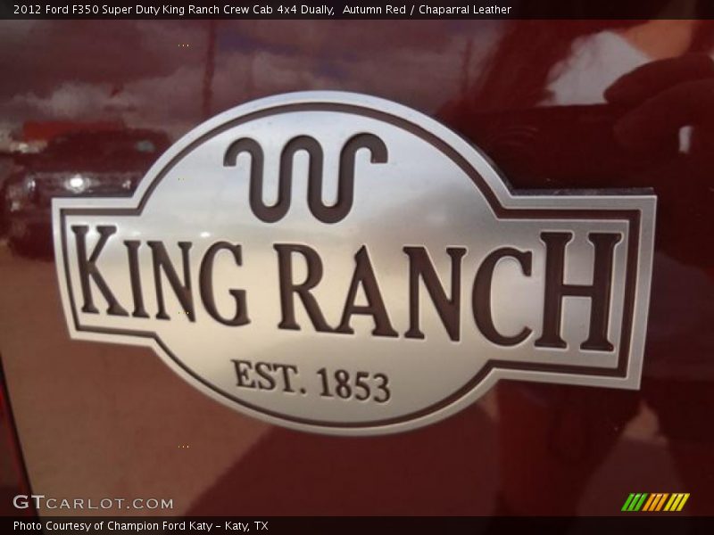  2012 F350 Super Duty King Ranch Crew Cab 4x4 Dually Logo