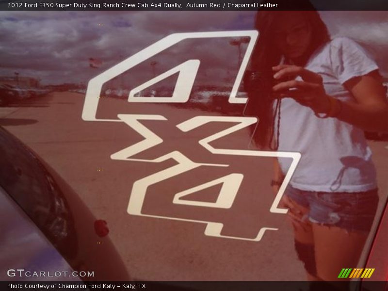 Autumn Red / Chaparral Leather 2012 Ford F350 Super Duty King Ranch Crew Cab 4x4 Dually