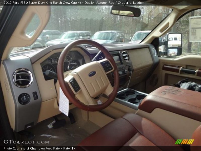 Autumn Red / Chaparral Leather 2012 Ford F350 Super Duty King Ranch Crew Cab 4x4 Dually