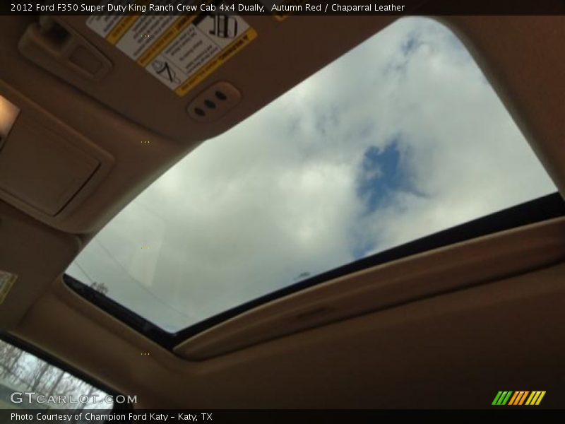 Autumn Red / Chaparral Leather 2012 Ford F350 Super Duty King Ranch Crew Cab 4x4 Dually