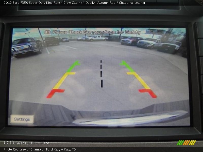 Autumn Red / Chaparral Leather 2012 Ford F350 Super Duty King Ranch Crew Cab 4x4 Dually