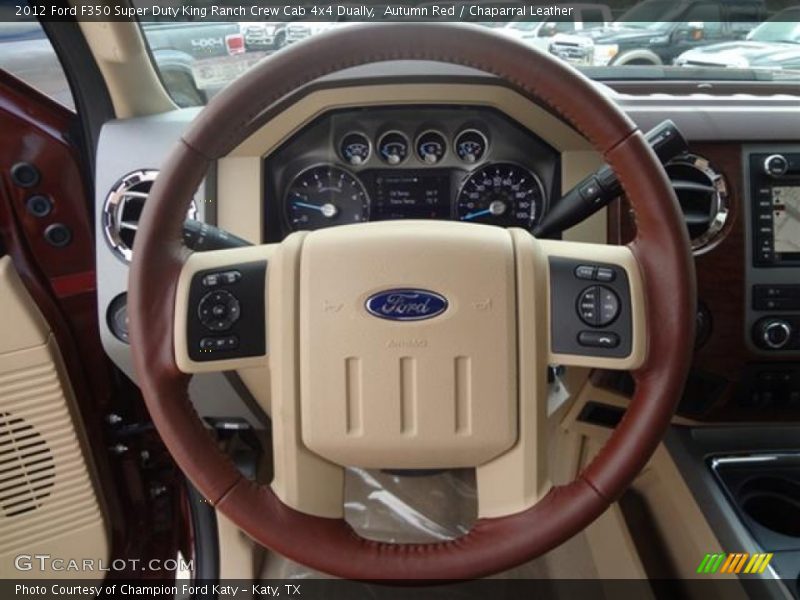  2012 F350 Super Duty King Ranch Crew Cab 4x4 Dually Steering Wheel