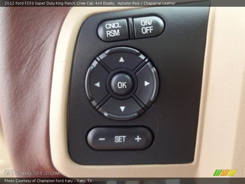 Controls of 2012 F350 Super Duty King Ranch Crew Cab 4x4 Dually