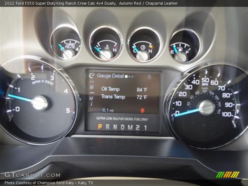  2012 F350 Super Duty King Ranch Crew Cab 4x4 Dually King Ranch Crew Cab 4x4 Dually Gauges