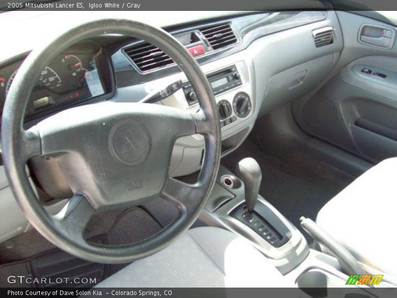 Igloo White / Gray 2005 Mitsubishi Lancer ES