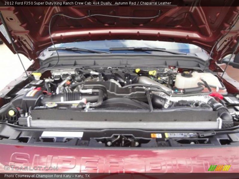  2012 F350 Super Duty King Ranch Crew Cab 4x4 Dually Engine - 6.7 Liter OHV 32-Valve B20 Power Stroke Turbo-Diesel V8