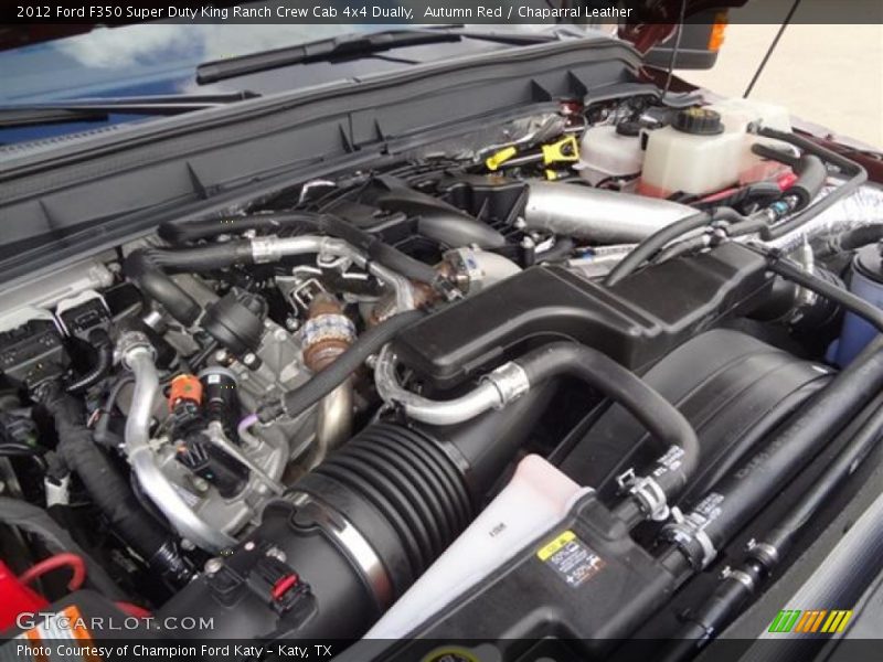  2012 F350 Super Duty King Ranch Crew Cab 4x4 Dually Engine - 6.7 Liter OHV 32-Valve B20 Power Stroke Turbo-Diesel V8