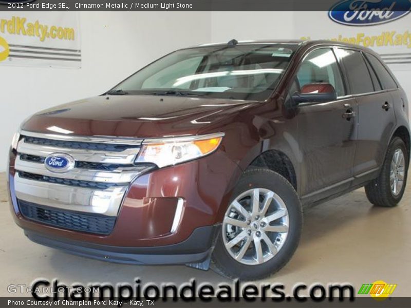 Cinnamon Metallic / Medium Light Stone 2012 Ford Edge SEL