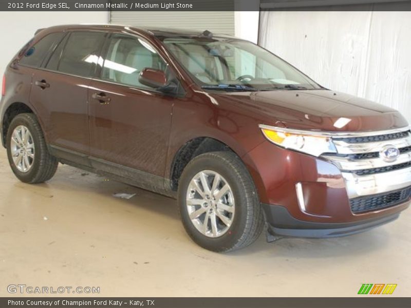 Cinnamon Metallic / Medium Light Stone 2012 Ford Edge SEL