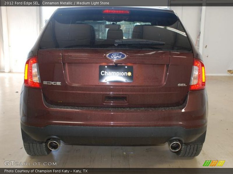 Cinnamon Metallic / Medium Light Stone 2012 Ford Edge SEL