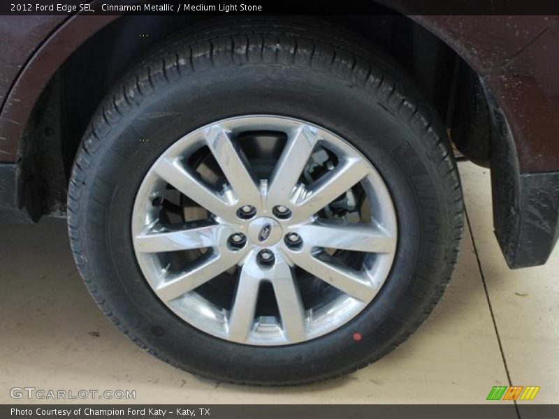 Cinnamon Metallic / Medium Light Stone 2012 Ford Edge SEL