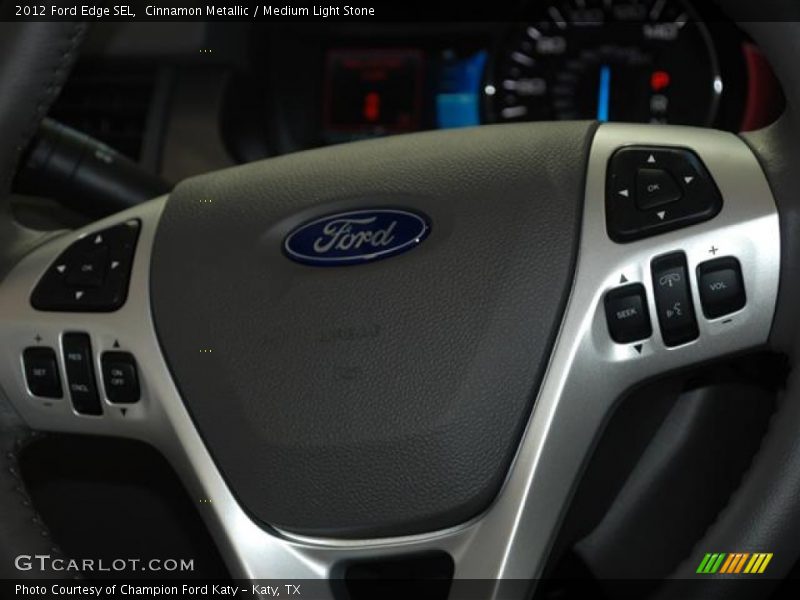 Cinnamon Metallic / Medium Light Stone 2012 Ford Edge SEL