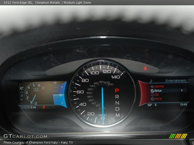 Cinnamon Metallic / Medium Light Stone 2012 Ford Edge SEL