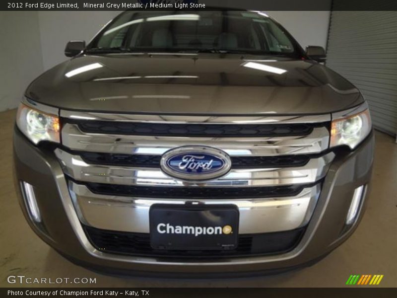 Mineral Grey Metallic / Medium Light Stone 2012 Ford Edge Limited
