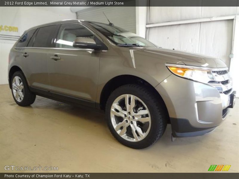 Mineral Grey Metallic / Medium Light Stone 2012 Ford Edge Limited