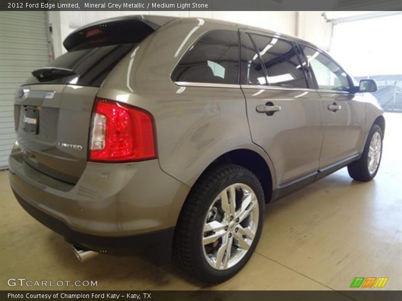 Mineral Grey Metallic / Medium Light Stone 2012 Ford Edge Limited