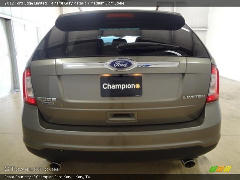 Mineral Grey Metallic / Medium Light Stone 2012 Ford Edge Limited