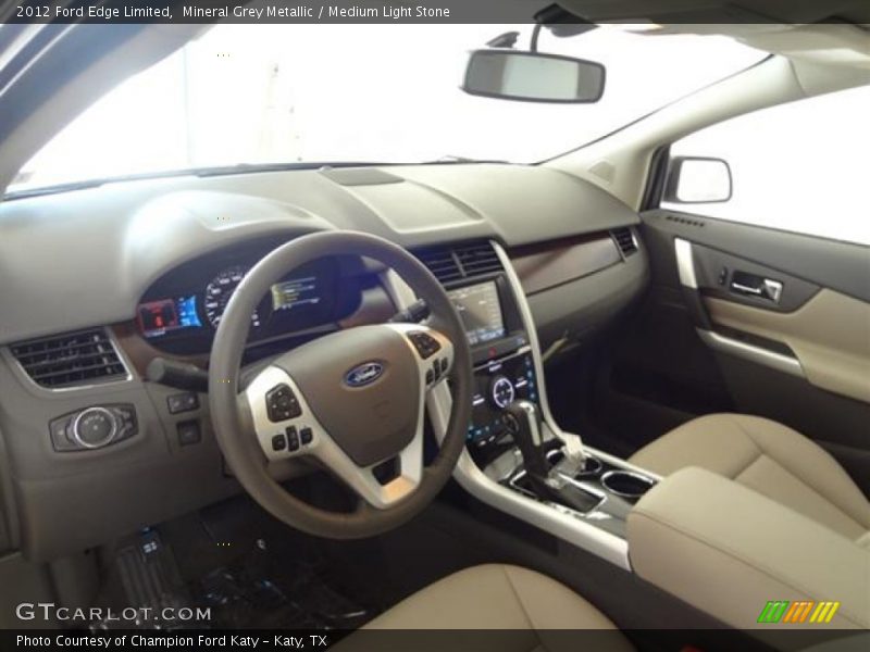 Mineral Grey Metallic / Medium Light Stone 2012 Ford Edge Limited