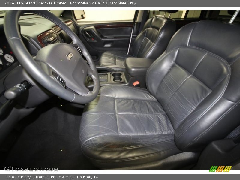 Bright Silver Metallic / Dark Slate Gray 2004 Jeep Grand Cherokee Limited
