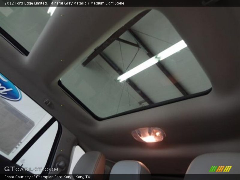 Mineral Grey Metallic / Medium Light Stone 2012 Ford Edge Limited