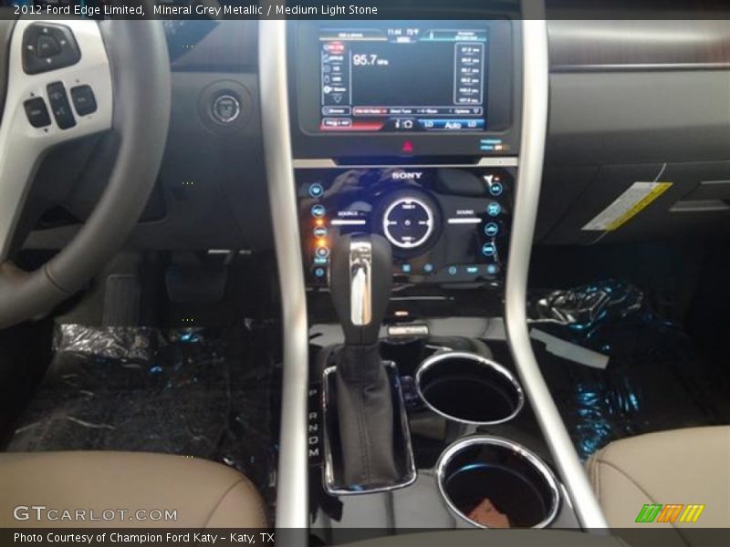 Mineral Grey Metallic / Medium Light Stone 2012 Ford Edge Limited