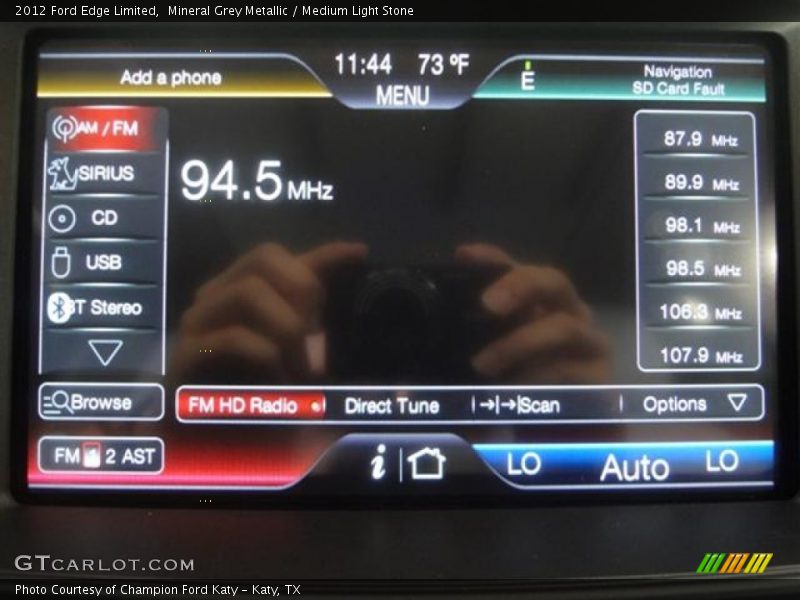 Mineral Grey Metallic / Medium Light Stone 2012 Ford Edge Limited