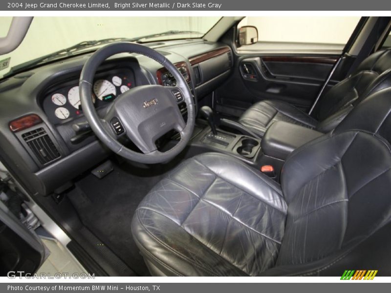 Bright Silver Metallic / Dark Slate Gray 2004 Jeep Grand Cherokee Limited