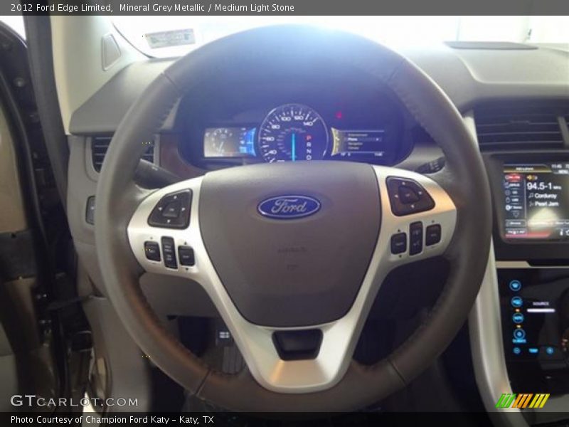 Mineral Grey Metallic / Medium Light Stone 2012 Ford Edge Limited