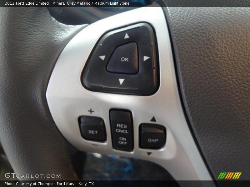 Mineral Grey Metallic / Medium Light Stone 2012 Ford Edge Limited