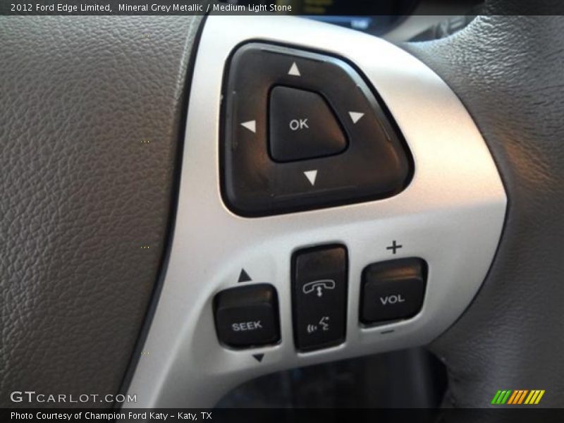 Mineral Grey Metallic / Medium Light Stone 2012 Ford Edge Limited