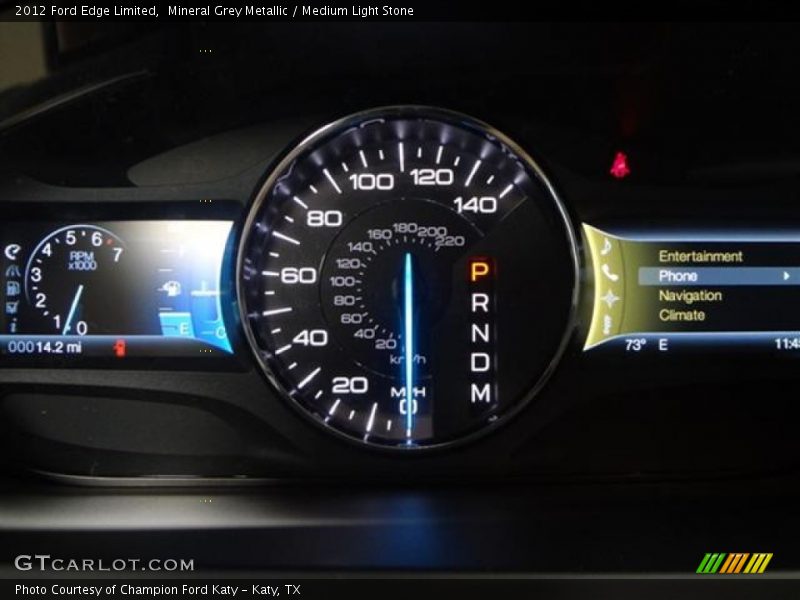 Mineral Grey Metallic / Medium Light Stone 2012 Ford Edge Limited