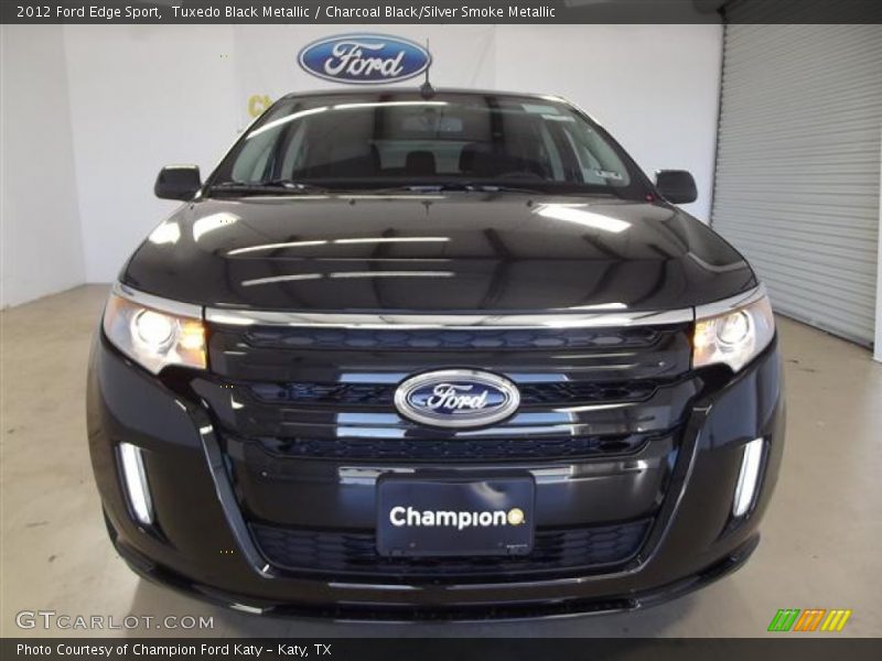 Tuxedo Black Metallic / Charcoal Black/Silver Smoke Metallic 2012 Ford Edge Sport