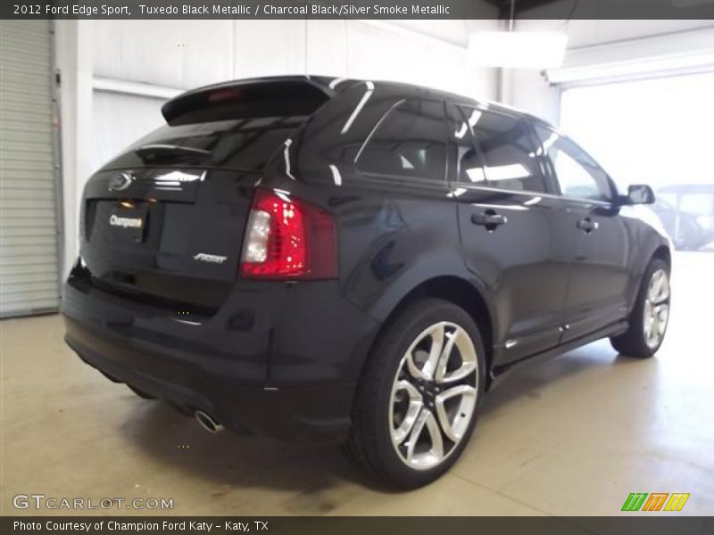 Tuxedo Black Metallic / Charcoal Black/Silver Smoke Metallic 2012 Ford Edge Sport