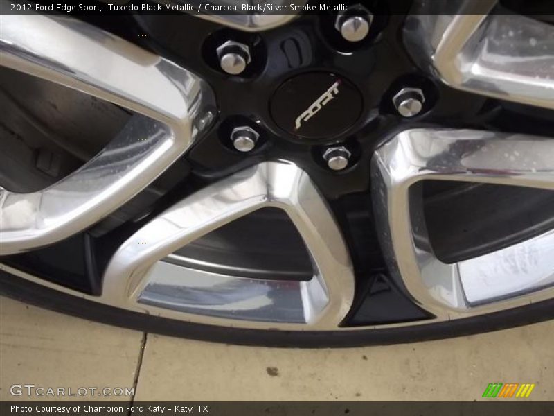 Tuxedo Black Metallic / Charcoal Black/Silver Smoke Metallic 2012 Ford Edge Sport