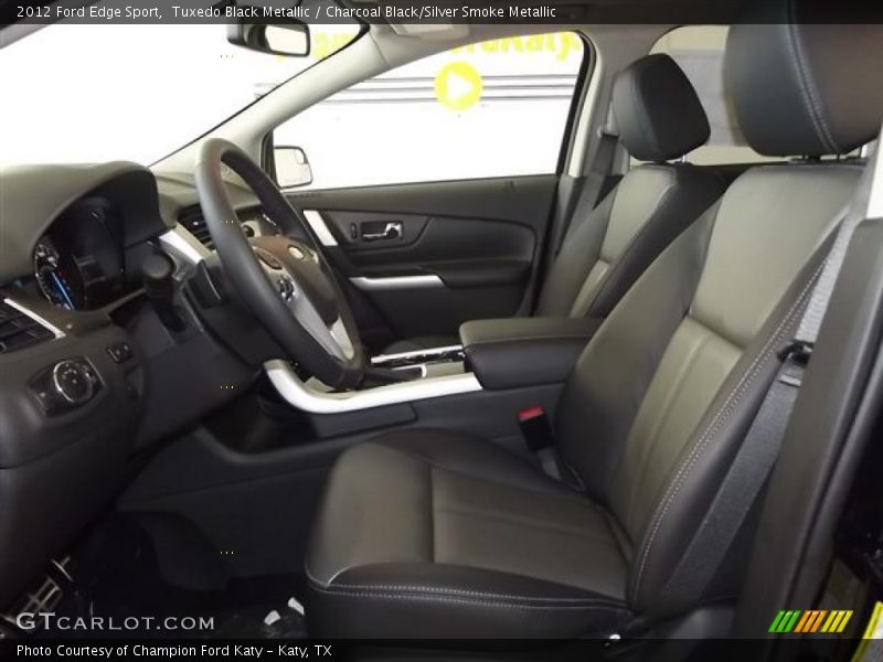 Tuxedo Black Metallic / Charcoal Black/Silver Smoke Metallic 2012 Ford Edge Sport