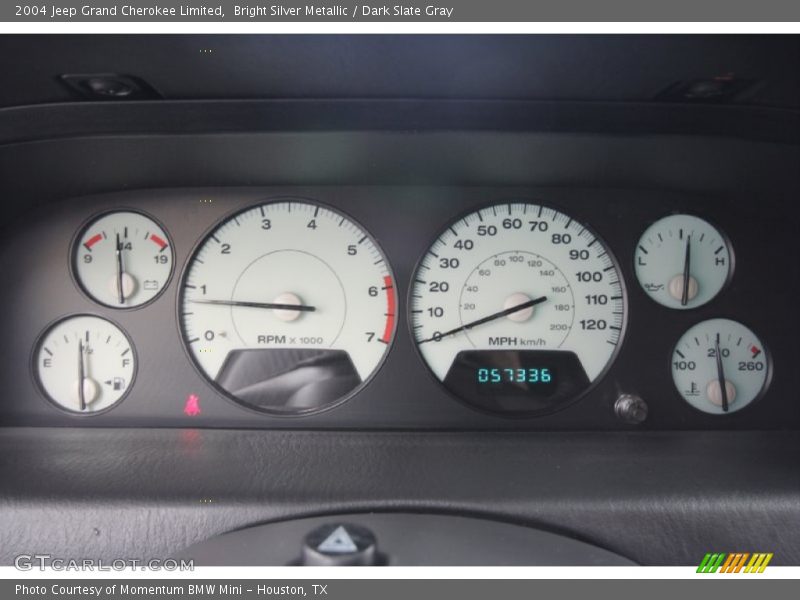  2004 Grand Cherokee Limited Limited Gauges