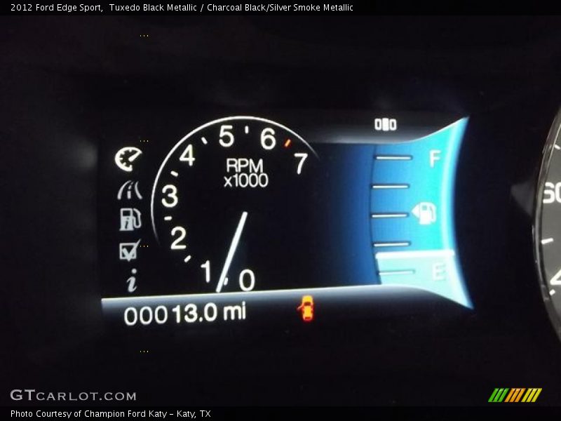 Tuxedo Black Metallic / Charcoal Black/Silver Smoke Metallic 2012 Ford Edge Sport
