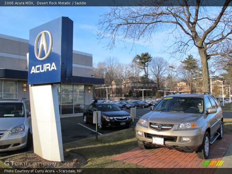 Desert Rock Metallic / Saddle 2006 Acura MDX