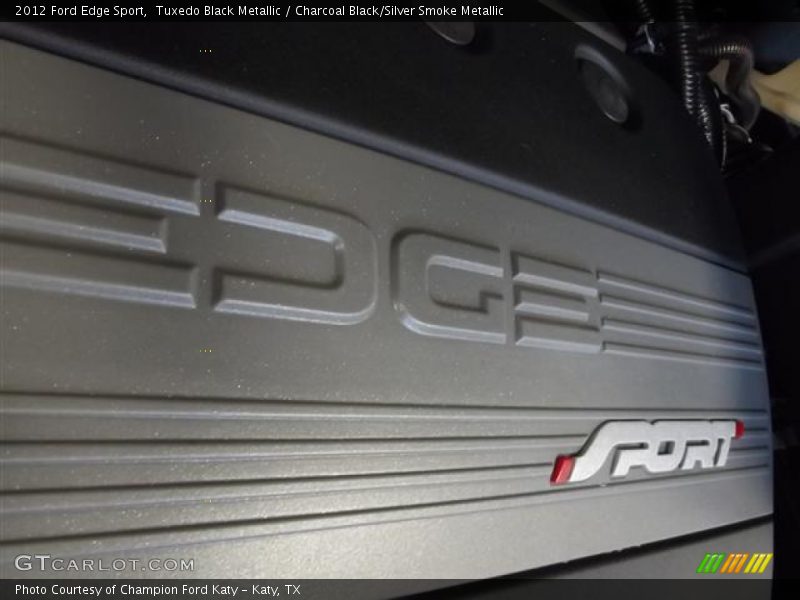 Tuxedo Black Metallic / Charcoal Black/Silver Smoke Metallic 2012 Ford Edge Sport