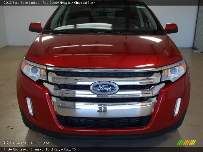 Red Candy Metallic / Charcoal Black 2012 Ford Edge Limited