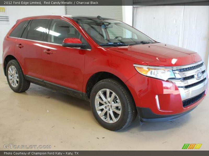 Red Candy Metallic / Charcoal Black 2012 Ford Edge Limited