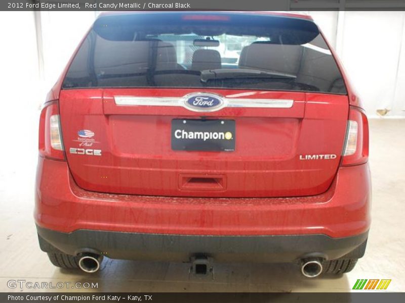 Red Candy Metallic / Charcoal Black 2012 Ford Edge Limited