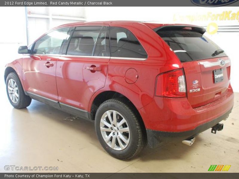 Red Candy Metallic / Charcoal Black 2012 Ford Edge Limited