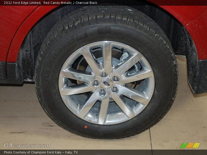 Red Candy Metallic / Charcoal Black 2012 Ford Edge Limited