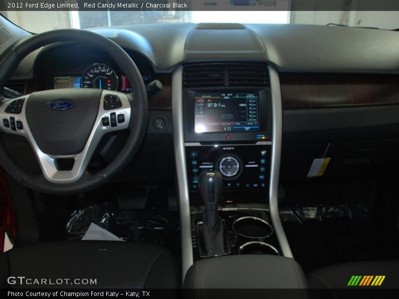 Red Candy Metallic / Charcoal Black 2012 Ford Edge Limited