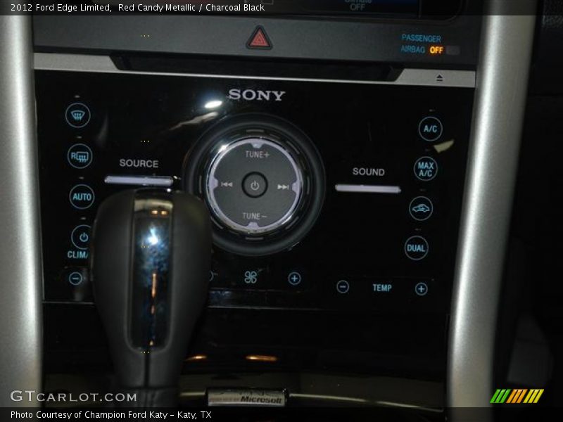 Red Candy Metallic / Charcoal Black 2012 Ford Edge Limited