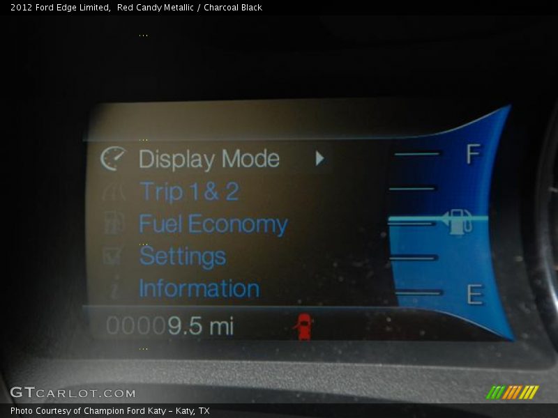 Red Candy Metallic / Charcoal Black 2012 Ford Edge Limited