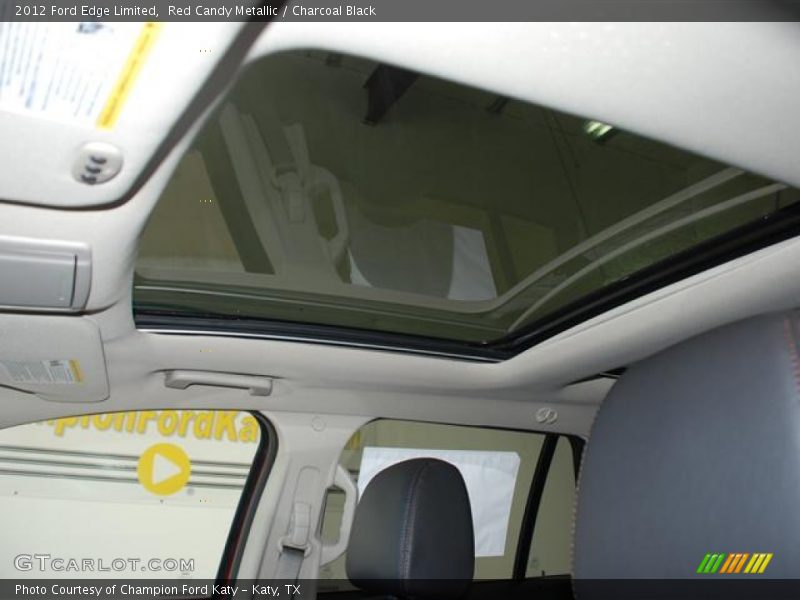 Red Candy Metallic / Charcoal Black 2012 Ford Edge Limited