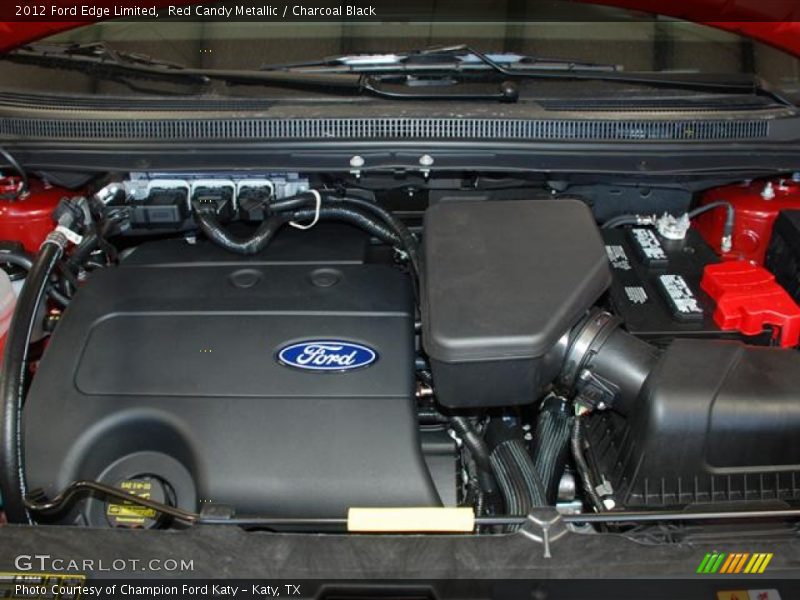 Red Candy Metallic / Charcoal Black 2012 Ford Edge Limited